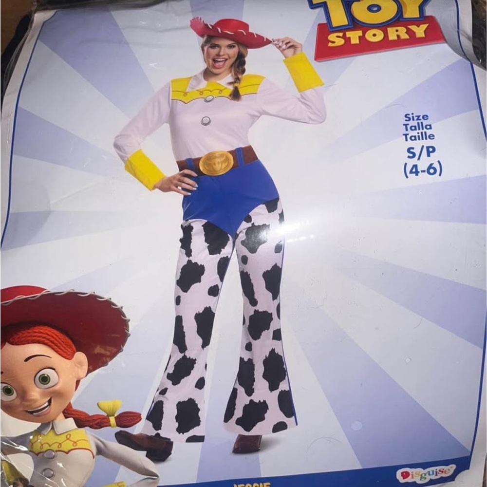 Disney Toy Story Jessie Costume - White, Blue, Black
